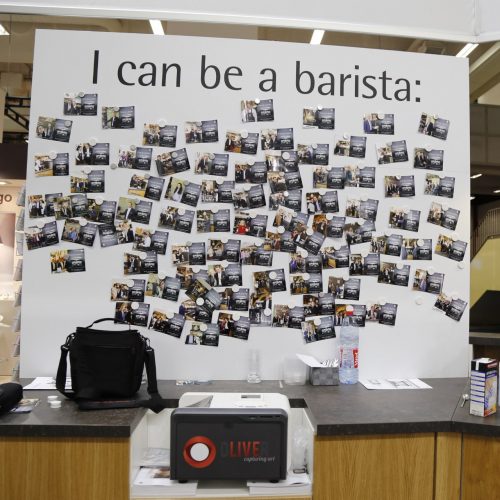 Fotodrucker bei WMF auf der Internorga Messe