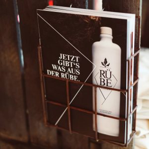 RÜBE Vodka Postkarte "Jetzt gibt's was aus der Rübe"